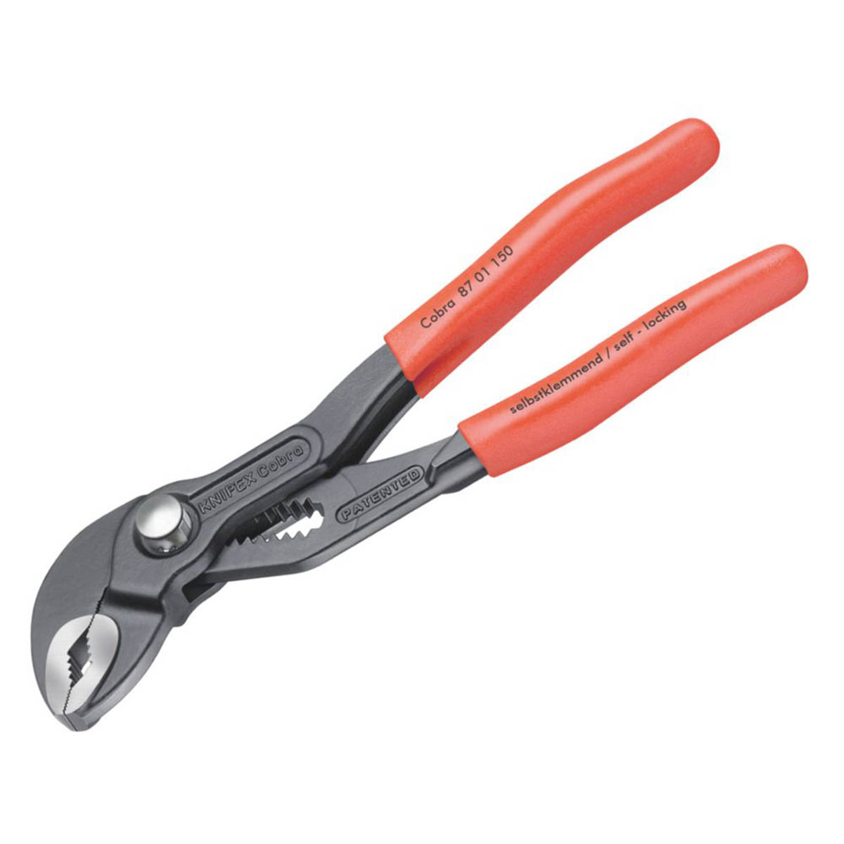 Knipex Water Pump Pliers Cobra Non-Slip Handle Self-Locking 6" (150mm) - Image 2