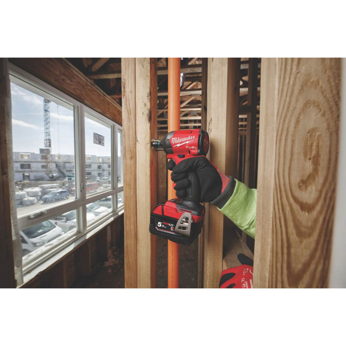 Milwaukee Impact Driver Cordless M18FID3-0 FUEL 18V Li-Ion RedLithium- Body Only - Image 6