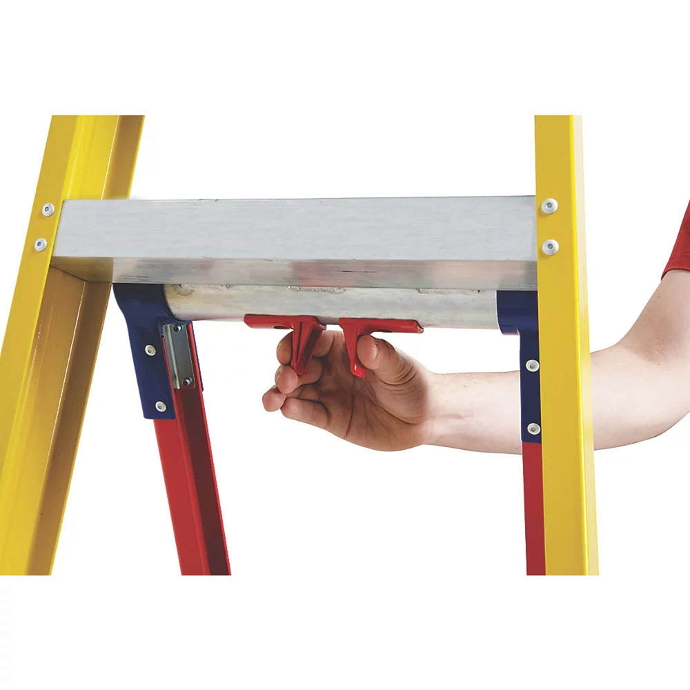 Werner Step Ladder 3 In 1 Leansafe X3 Enhanced Lean Extension Fibreglass (H)2.9m - Image 3