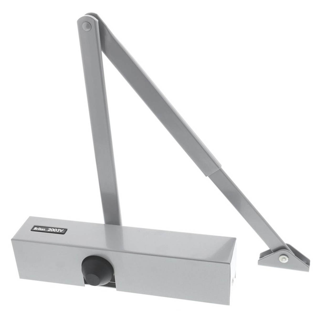 Briton Overhead Door Closer Fire Rated 2003V Silver Adjustable Max 80 kg - Image 1