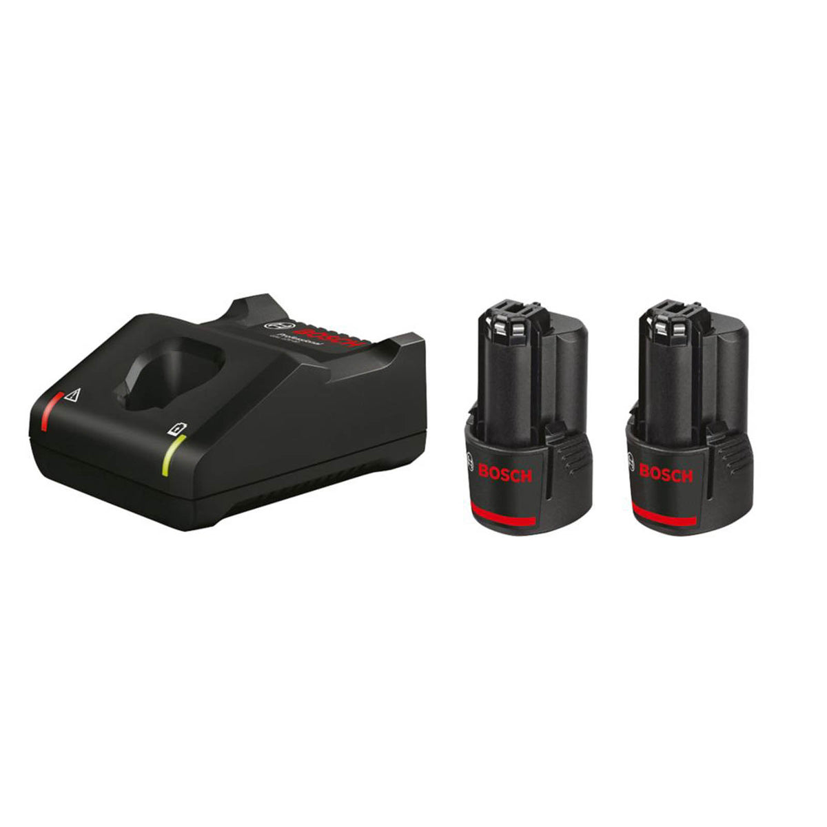 Bosch GAL12V 12V 2.0Ah Li-Ion Coolpack Battery & Charger Set - Image 1