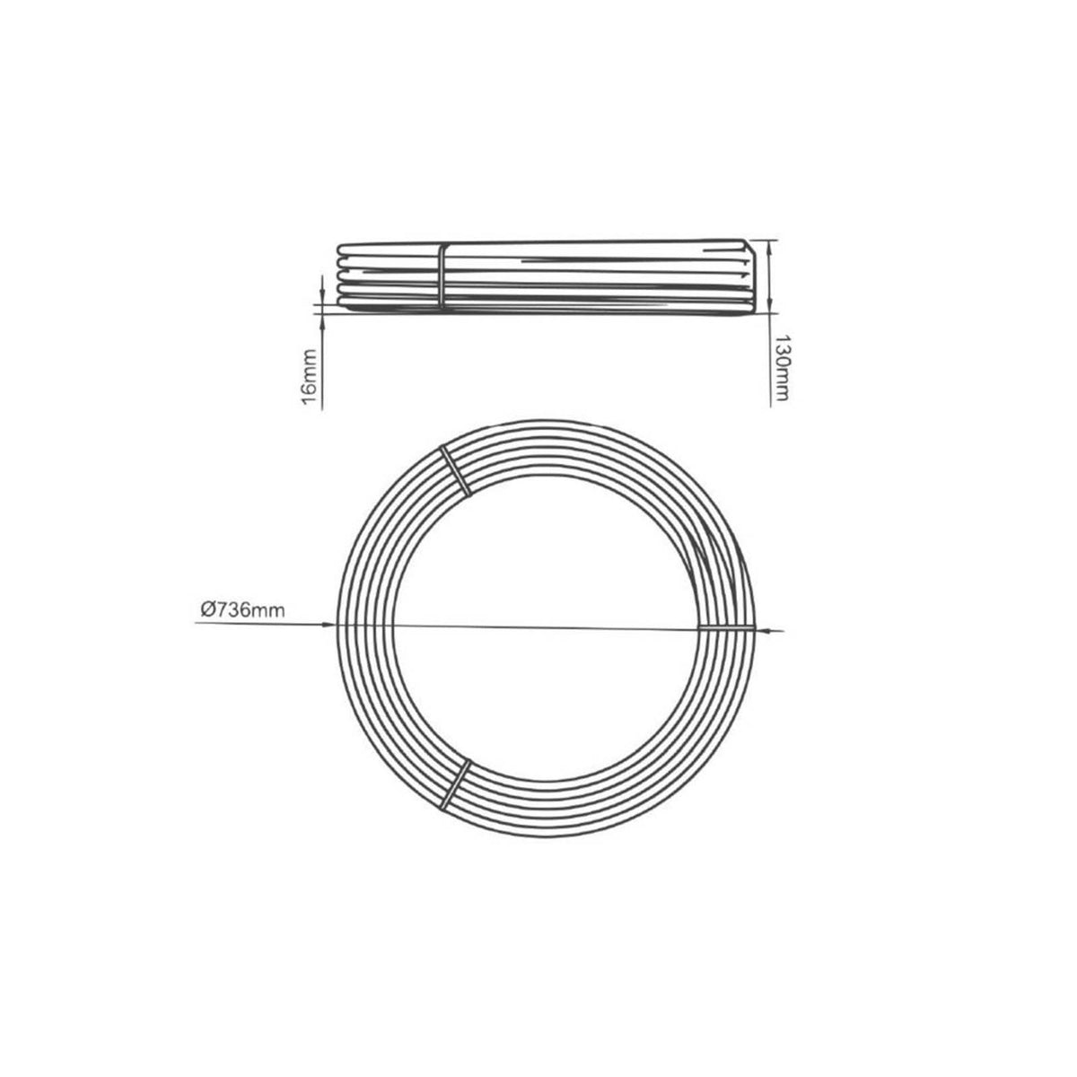 Warmup Pipe Compression Press-Fit Push-Fit 6mm x 80m Underfloor Heating - Image 6