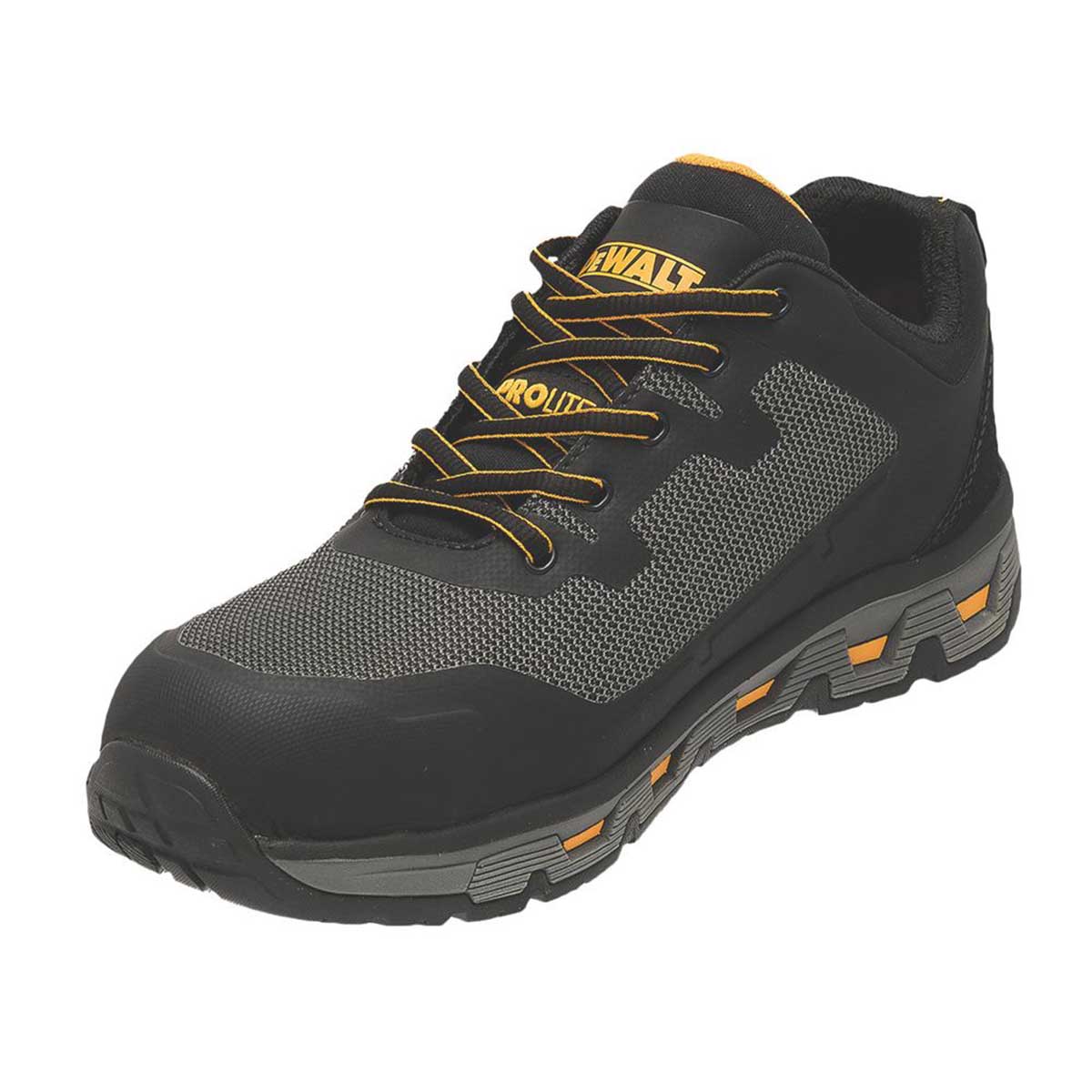 DeWalt Safety Trainers Mens Standard Fit Black Synthetic Aluminium Toe Size 10 - Image 5