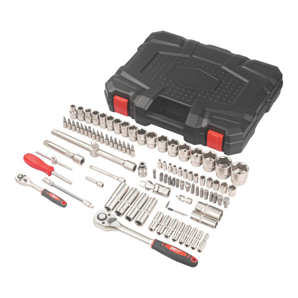 Socket Set 3/8” 1/4” And 1/2“ Drive Metric Corrosion Resistant Pack Of 94 - Image 1