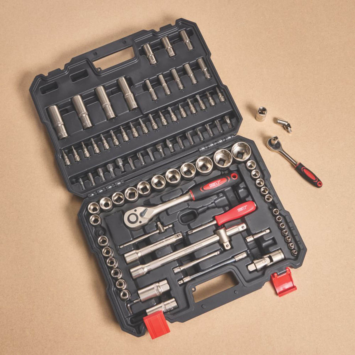 Socket Set 3/8” 1/4” And 1/2“ Drive Metric Corrosion Resistant Pack Of 94 - Image 4