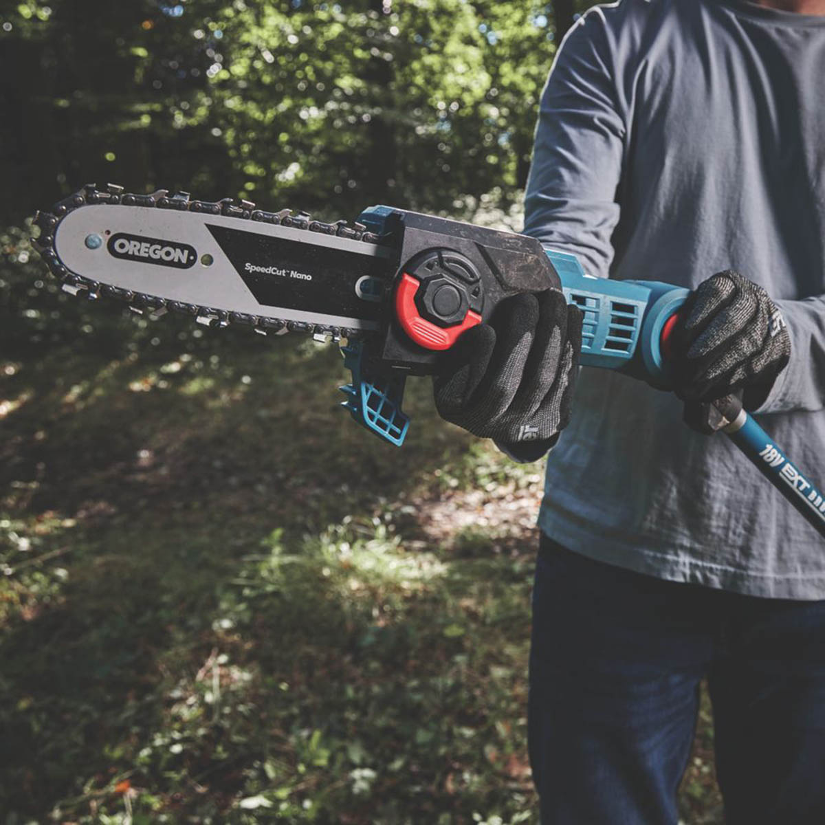 Erbauer Pole Saw ERI1020PLS Cordless 20cm Long Reach 18V 1x3.0/6.0Ah Li-Ion EXT - Image 2