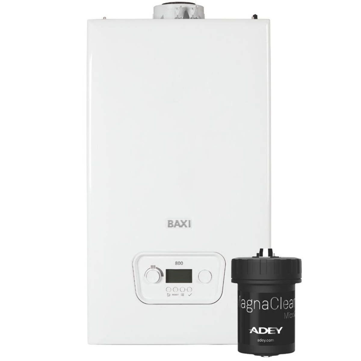 Baxi System Boiler Gas LPG 18kW 818System 2 White Lightweight LCD Display - Image 1