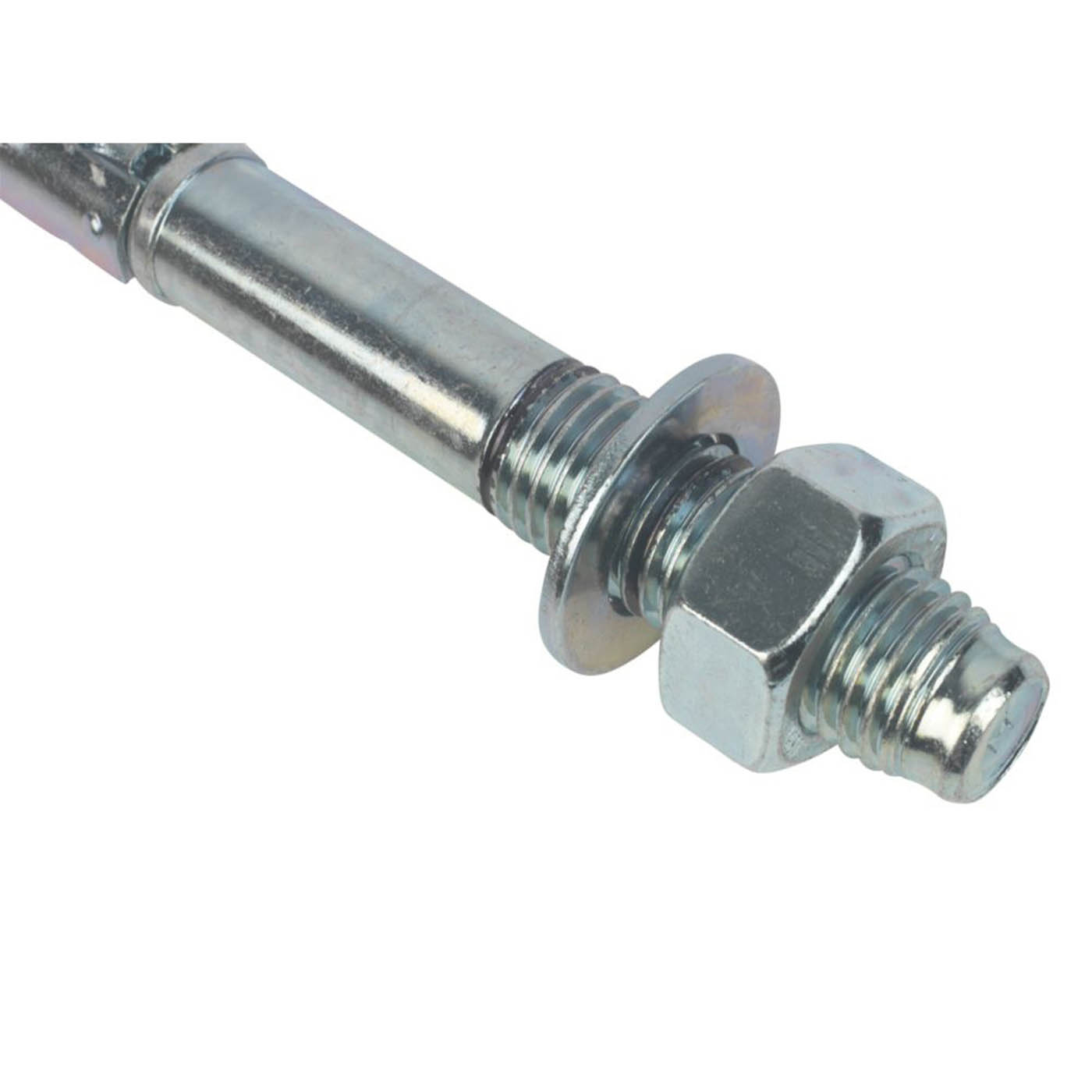 Rawlplug Through Bolts R-XPT M16 x 125mm Zinc-Plated Anchor Durable 25 Pack - Image 2