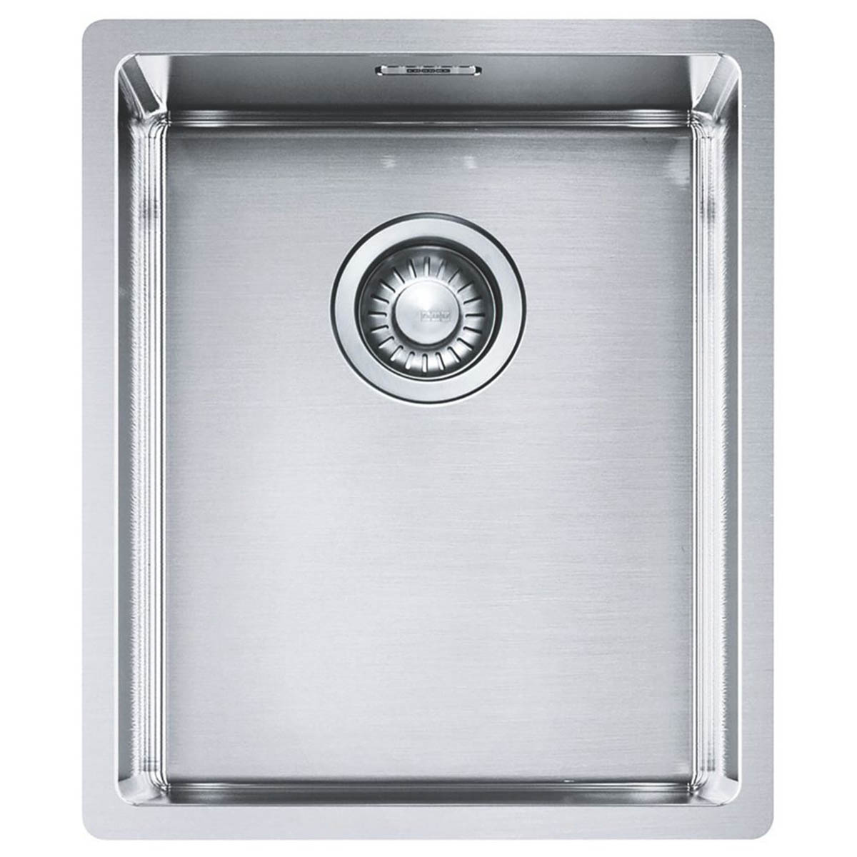 Franke Kitchen Sink Undermount 1 Bowl Brushed Stainless Steel Rectangular Waste - Image 1