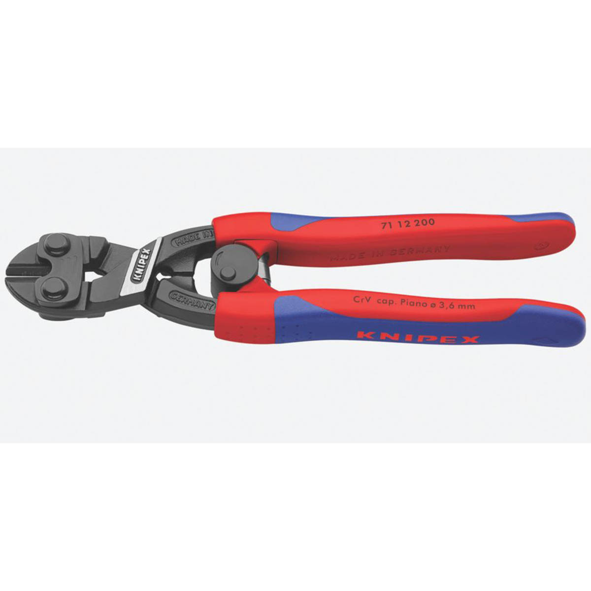 Knipex Bolt Cutters CoBolt Compact With Return Spring Single 7.8" (200mm) - Image 2