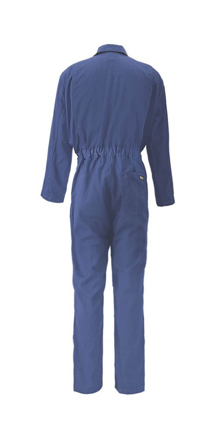 Site Work Coveralls Mens Regular Fit Navy Blue Boilersuit 52" Chest 31"L Large - Image 3