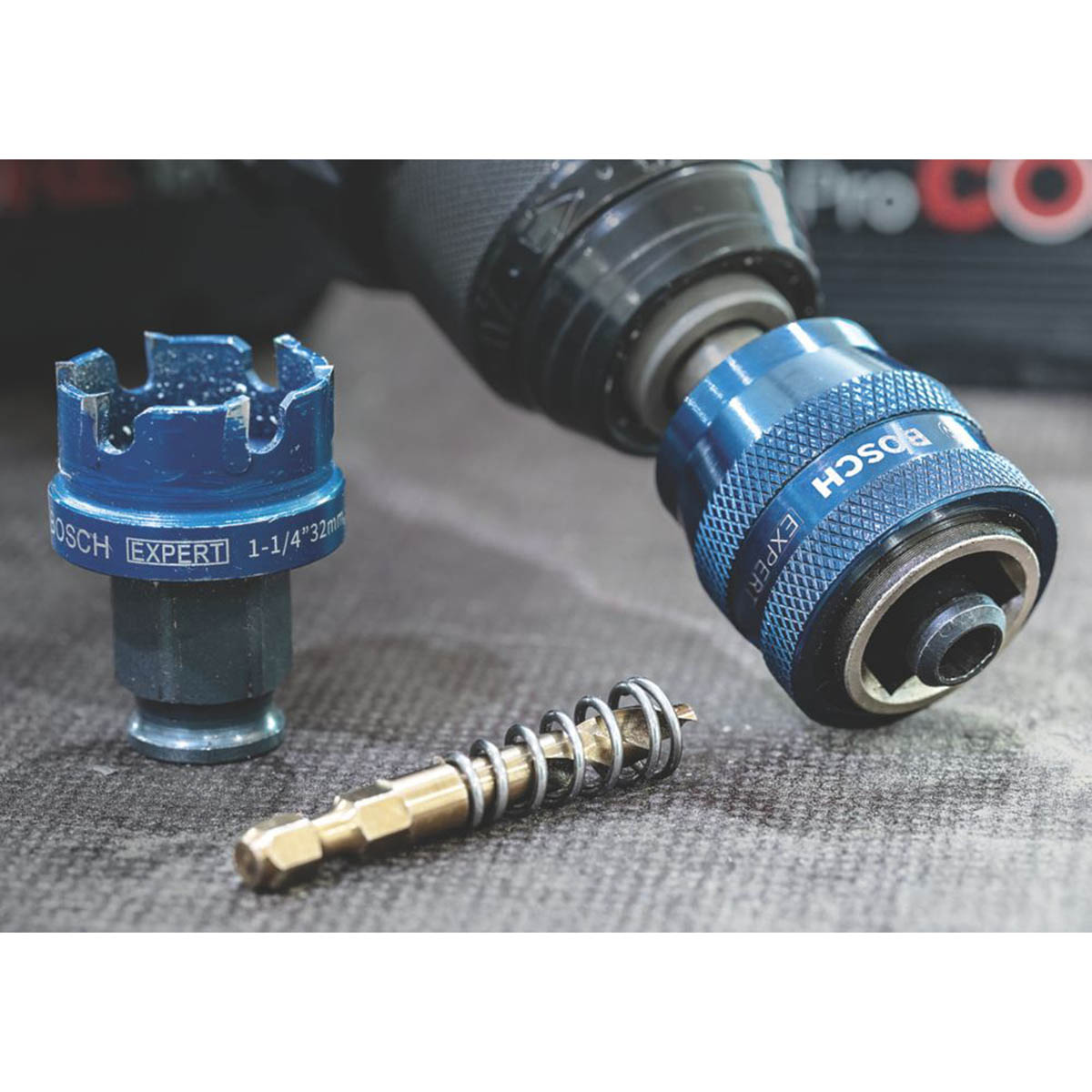 Bosch Holesaw 35mm Expert Carbide Tip Heavy Duty For Metal Stainless Steel - Image 3