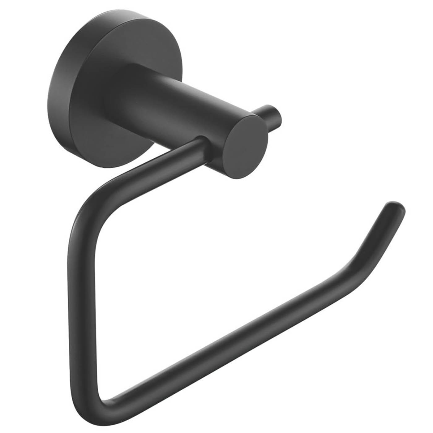 Bristan Round Toilet Roll Holder Black - Image 1