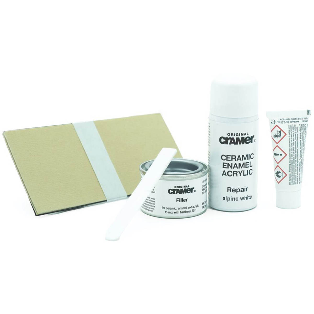 Cramer Bathroom Repair Kit CRA16080EN 50ml Acrylic Ceramic Enamel Minor Damage - Image 2