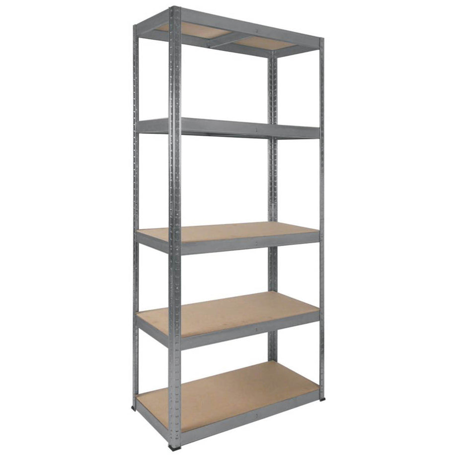 Garage Shelving Unit Racking 5-Tier Steel Boltless Freestanding 900x 400x 1800mm - Image 1