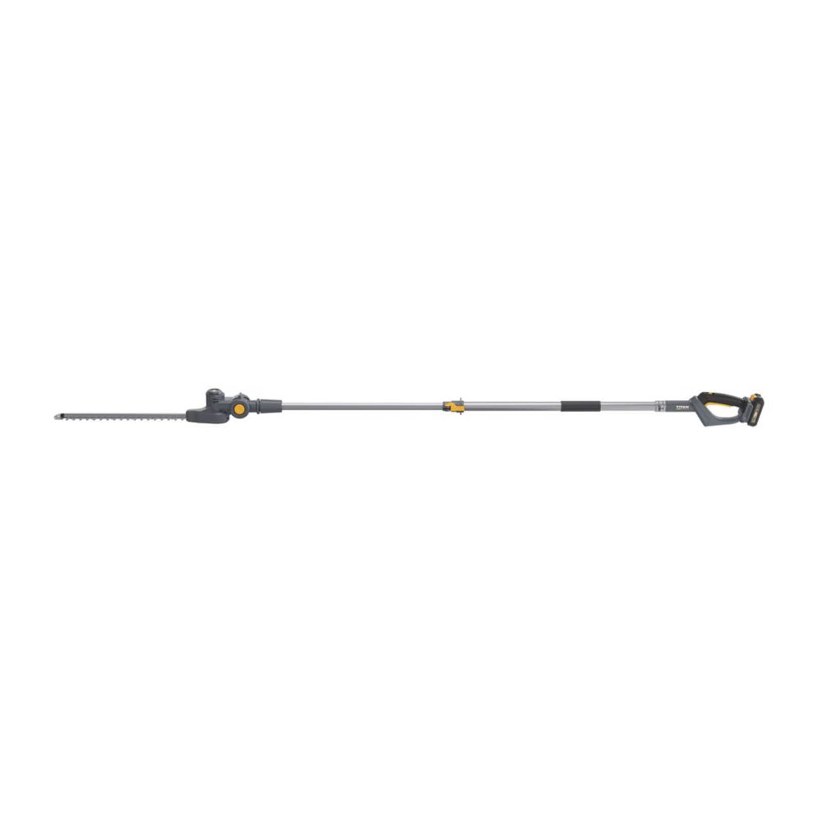 Titan TTI830HDC 45cm 18V 1 x 2Ah Li-Ion TXP Brushless Cordless Pole Hedge Trimmer - Image 2