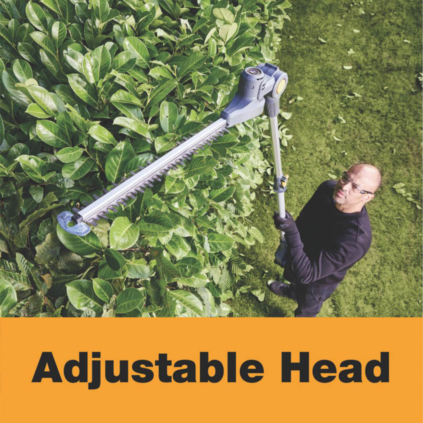 Titan TTI830HDC 45cm 18V 1 x 2Ah Li-Ion TXP Brushless Cordless Pole Hedge Trimmer - Image 6