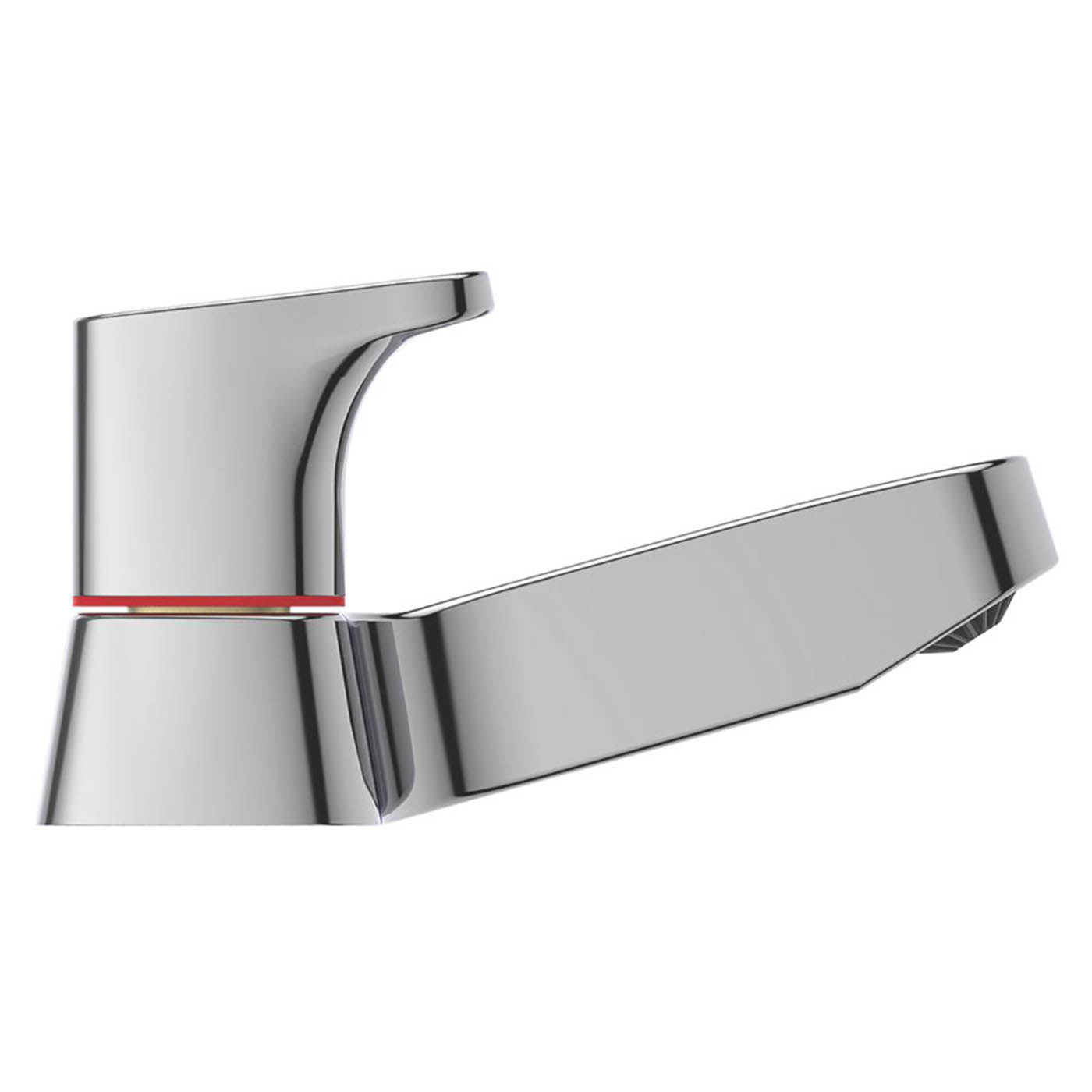 Bath Filler Tap Mixer Chrome Dual Lever Brass 81mm Bathroom Modern Faucet - Image 2