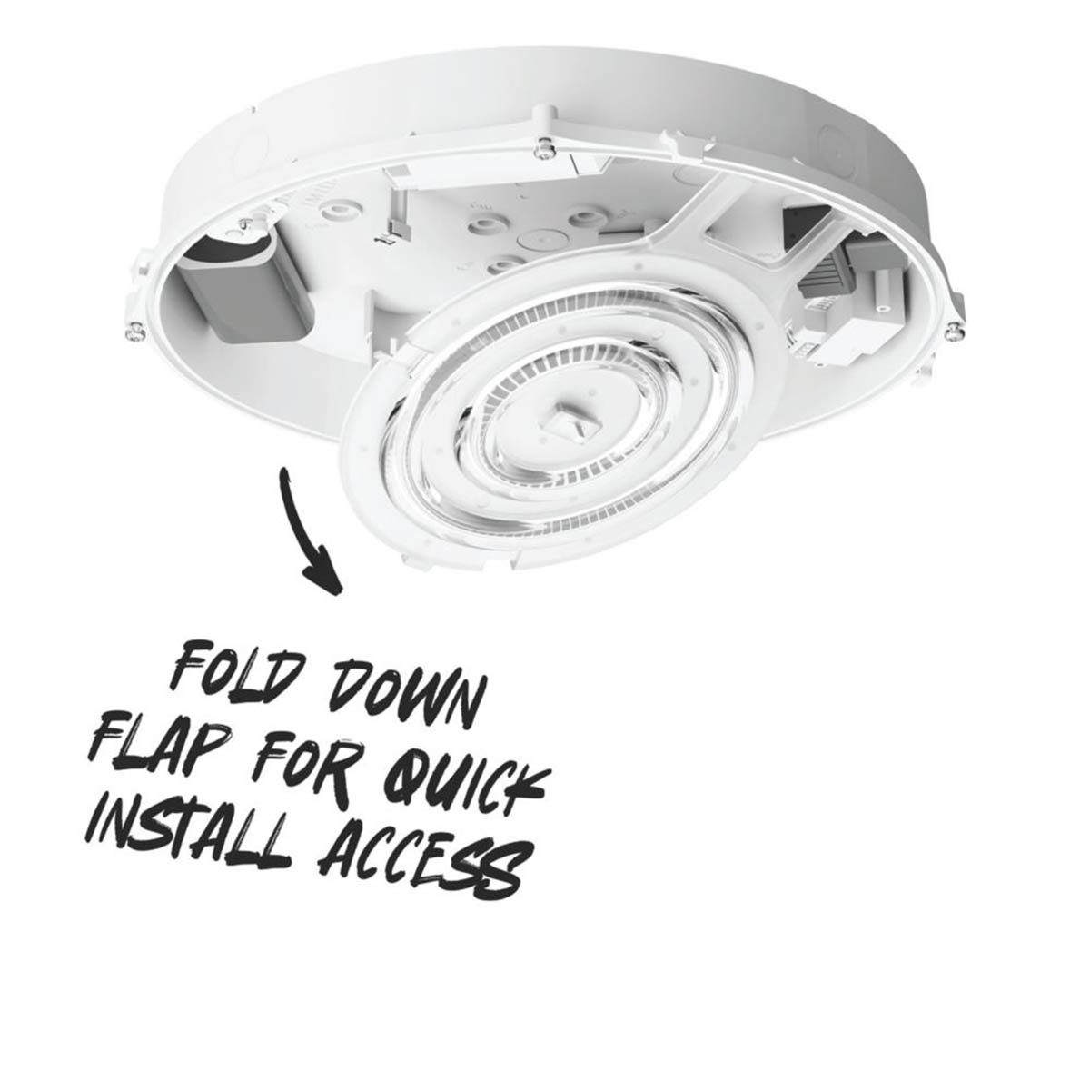 TCP LED Bulkhead Light Indoor Outdoor Emergency Round Microwave Sensor White - Image 4