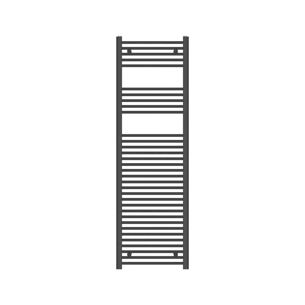 Bathroom Towel Rail Radiator Warmer Black Mild Steel Lightweight 1600x500mm - Image 2