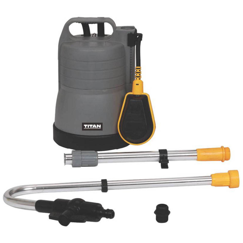 Titan Water Butt Pump Float Switch TTB848PMP 110W 240V Quick Release Connector - Image 1