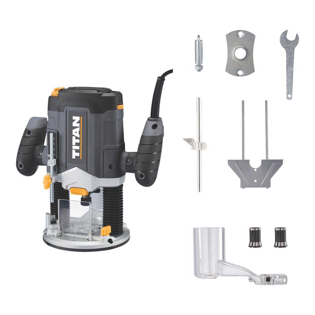Titan TTB1337ROU 1200W 6mm & 8mm Electric Router 220-240V - Image 2