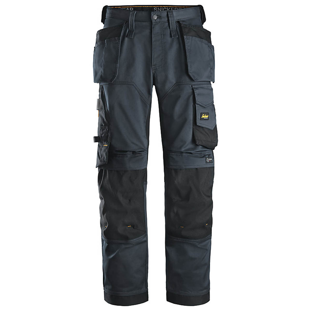 Snickers Work Trousers Mens Relaxed Fit Grey Stretch Multi Pockets 38"W 32"L - Image 1