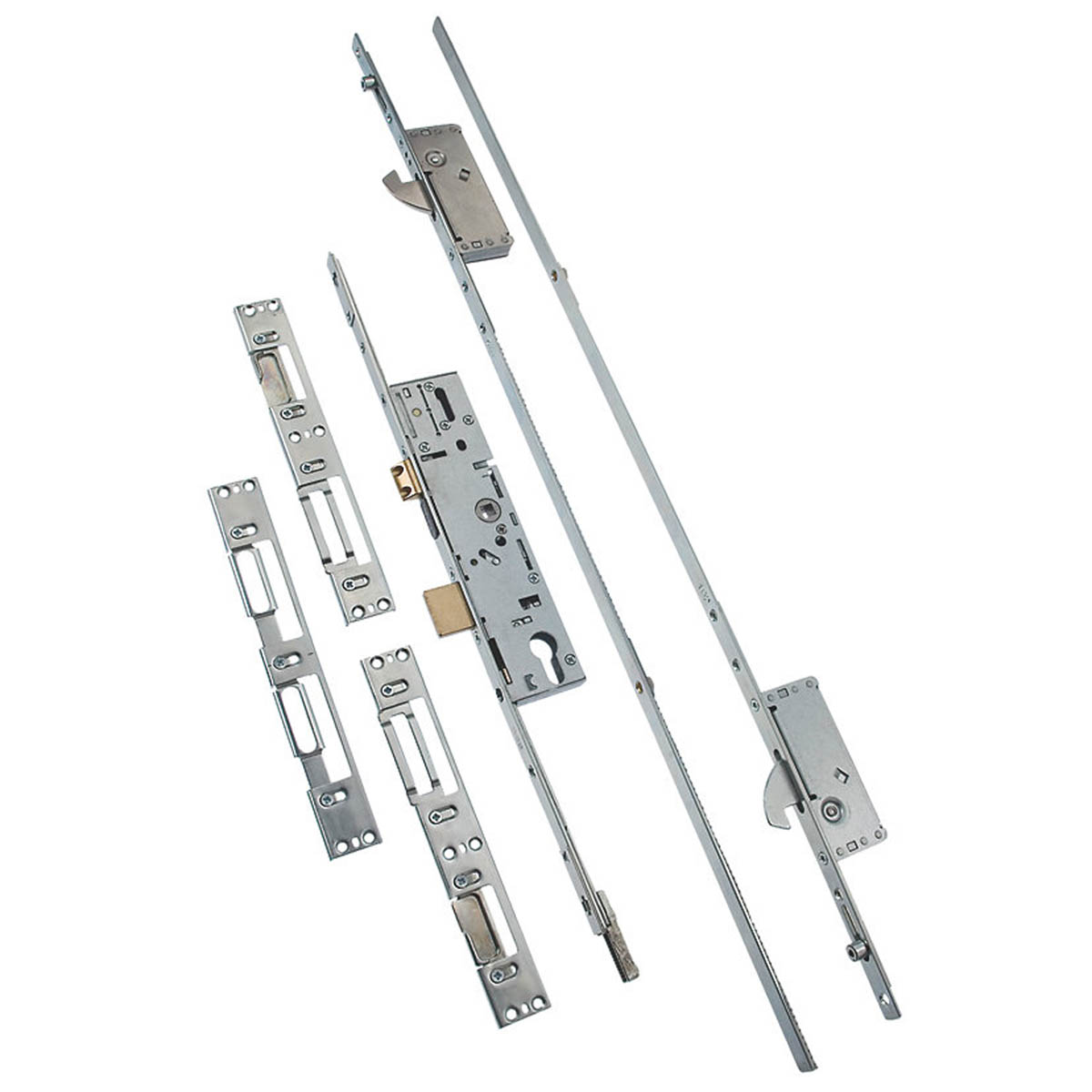 ERA Door Multi Point Lock Kit Euro Profile 2 Hook 35mm Backset 53mm Case - Image 1