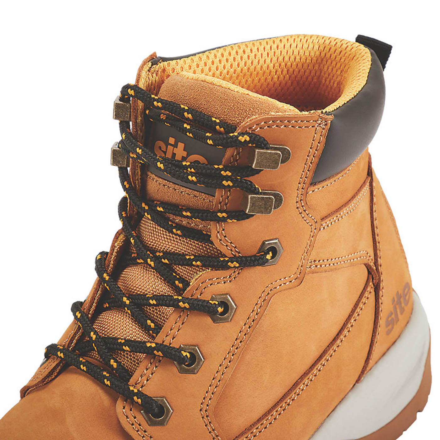 Site Safety Boots Arenite Mens Wide Fit Brown Work Shoes Steel Toe Size 9 - Image 3