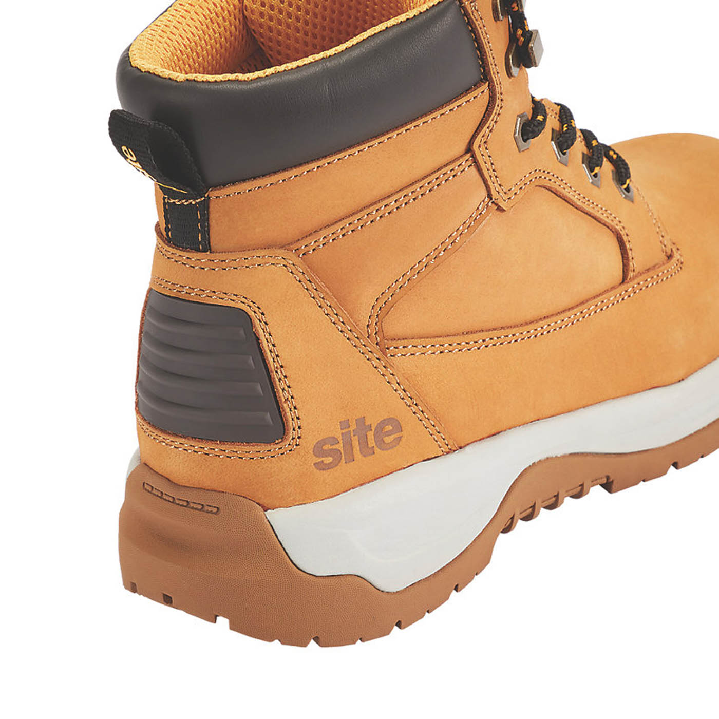 Site Safety Boots Arenite Mens Wide Fit Brown Work Shoes Steel Toe Size 9 - Image 4