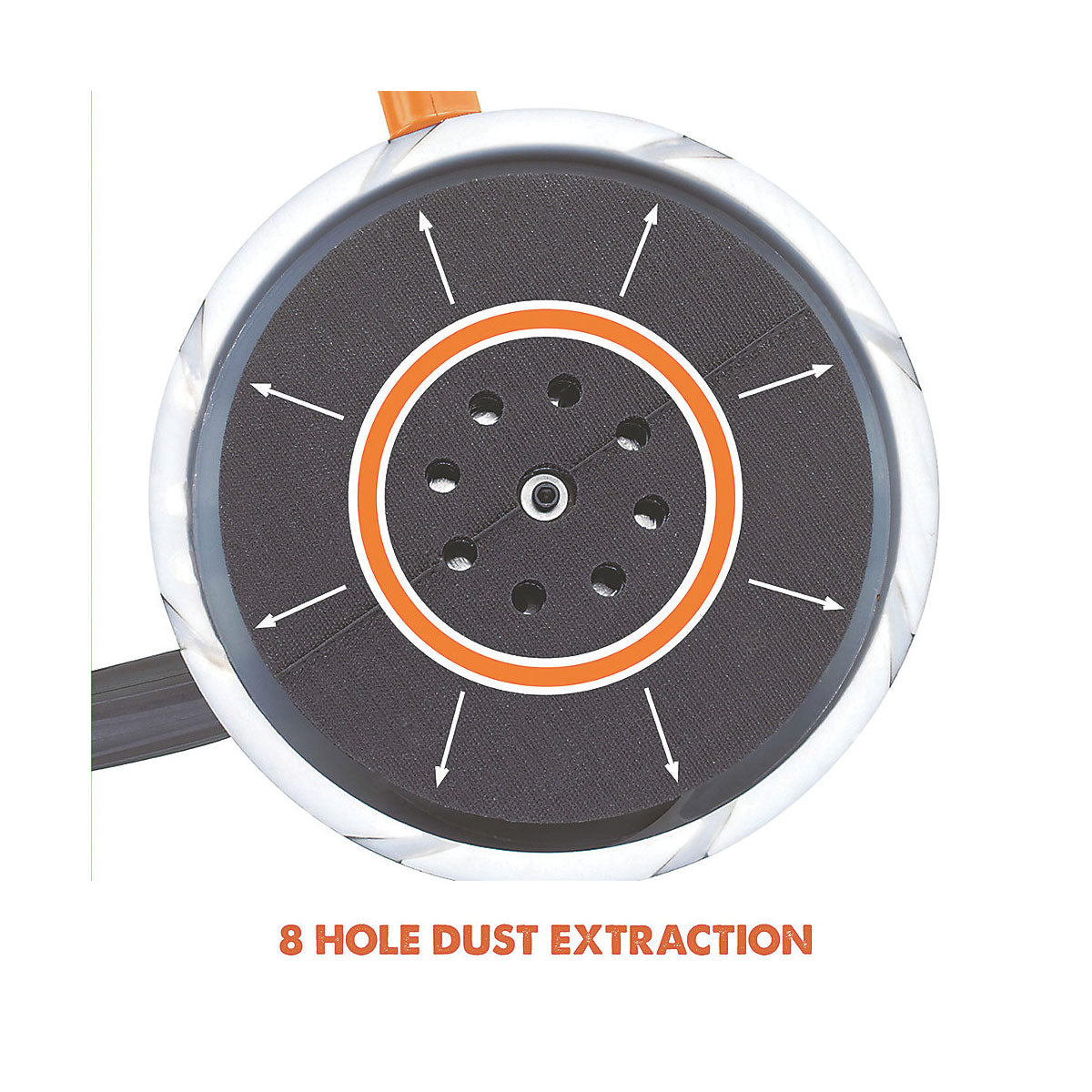 Evolution Drywall Sander Electric EB225DWSHH Variable Speed 225mm Compact - Image 2