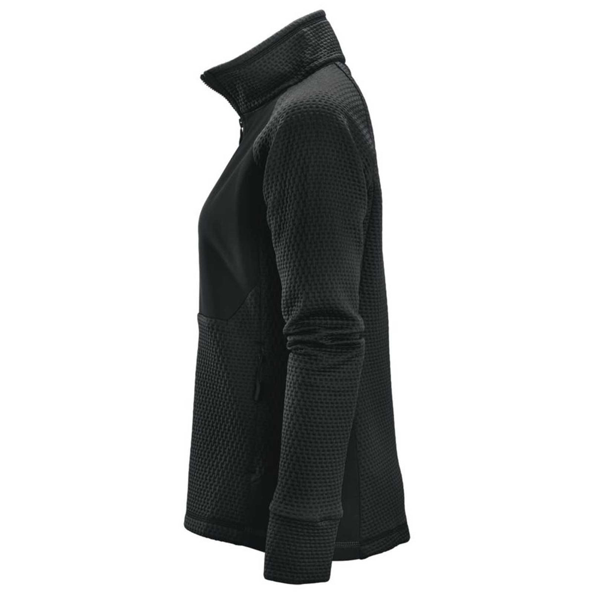 Snickers Midlayer Jacket Womens Black Full Zip Work Fleece UK16-18 8407 - Image 4