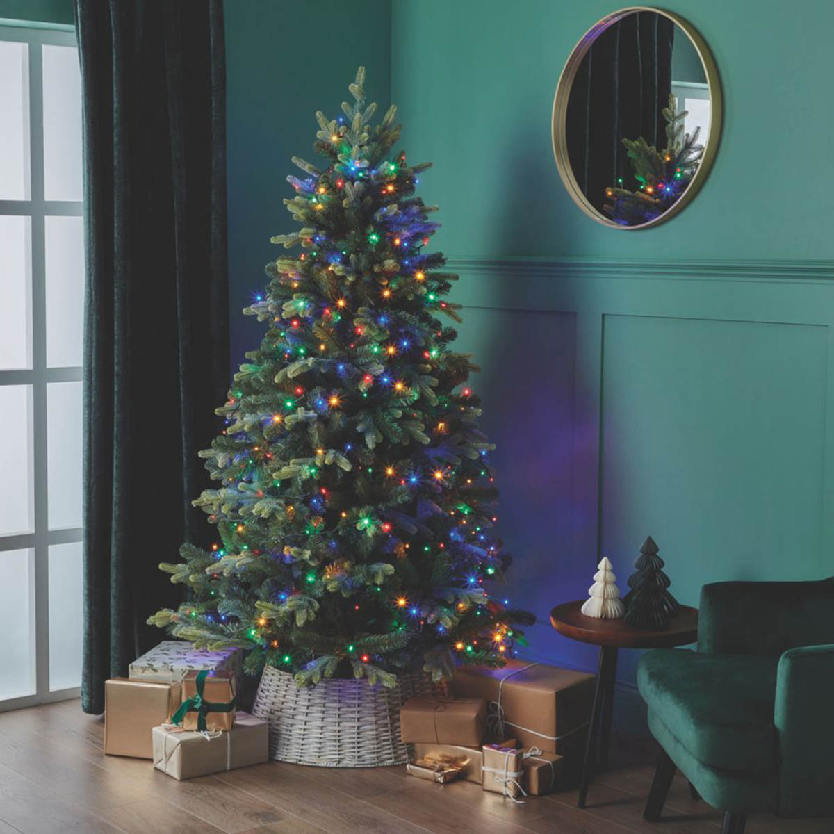 LED Christmas String Lights 1500 Multicolour Timer Indoor IP44 Home - Image 4