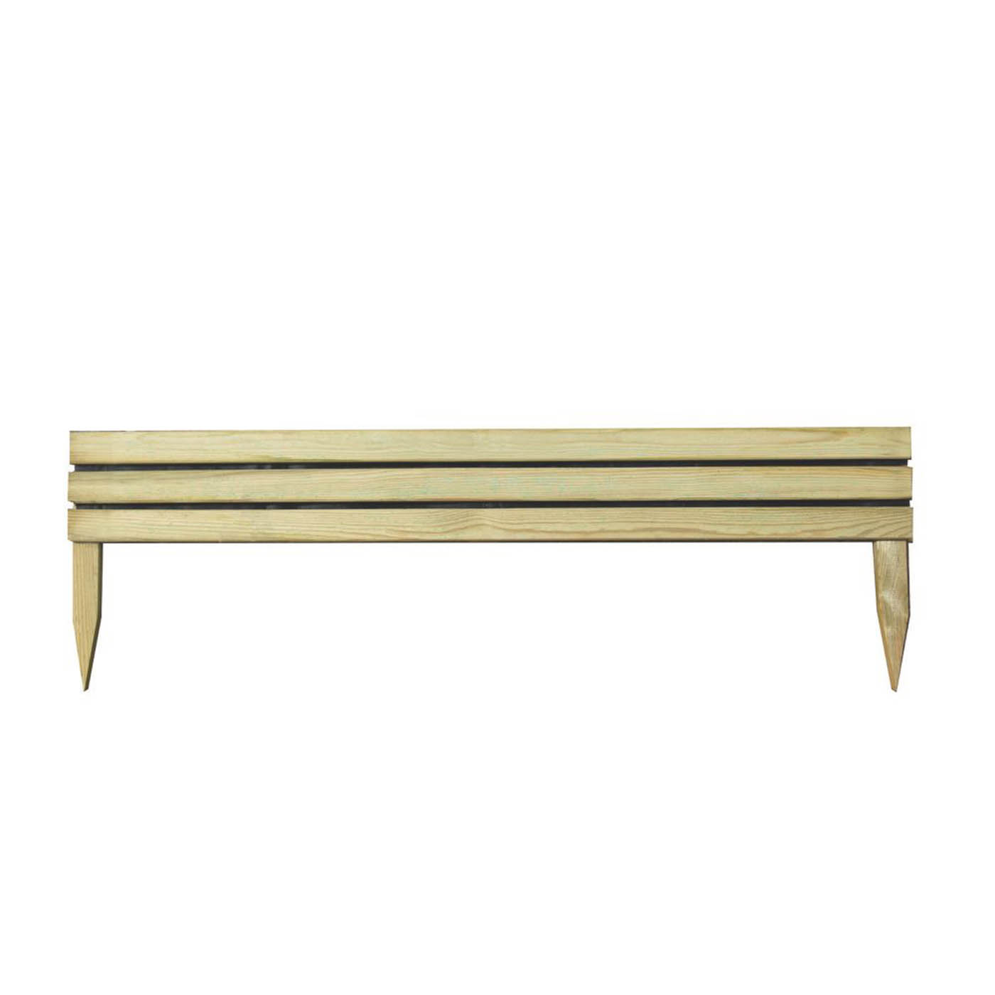 Garden Border Edging Timber Smooth Planed Grass Path Edge 1.2m Pack Of 5 - Image 1