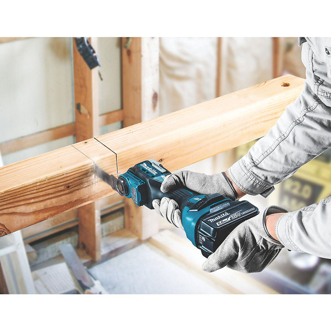 Makita Multi Tool Cordless 18V Li-Ion DTM52Z Brushless Compact Body Only - Image 2