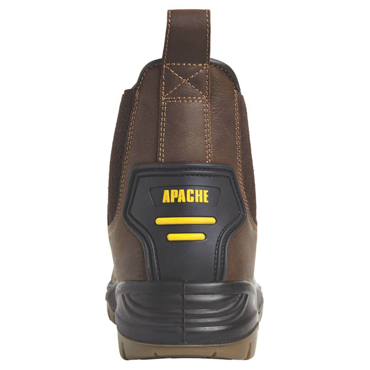 Apache Safety Dealer Boots Unisex Standard Fit Brown Shoes Steel Toe Size 11 - Image 3