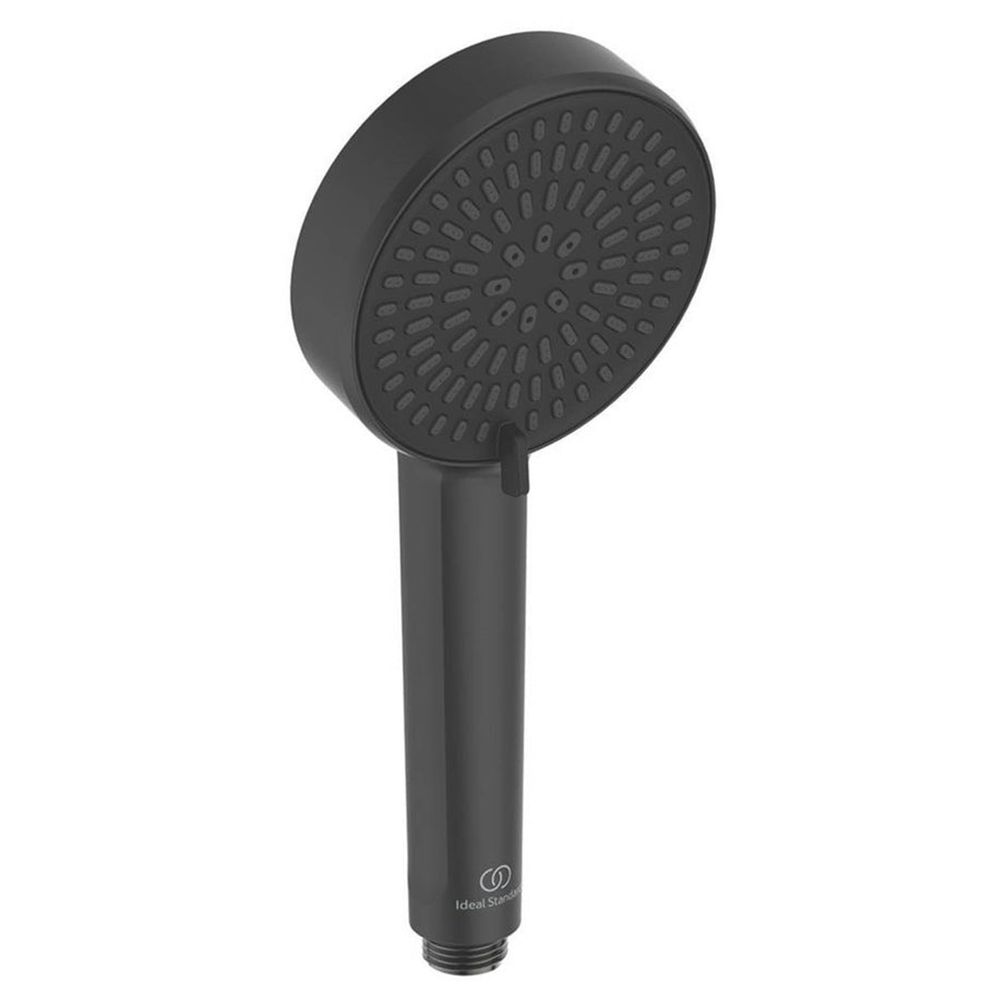 Ideal Standard Dual Mixer Shower Thermostatic 2 Spray Pattern Silk Black Round - Image 4