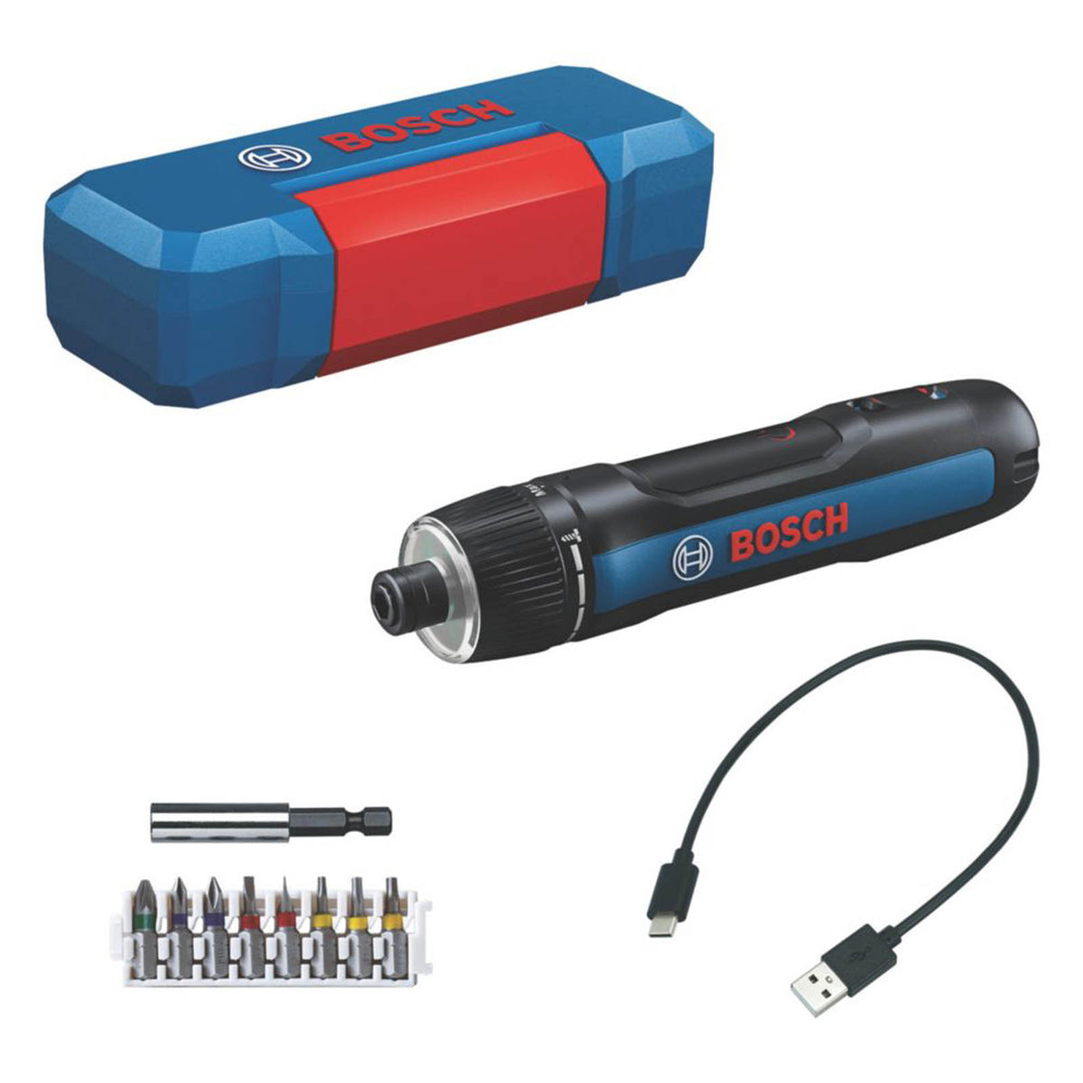 Bosch Screwdriver Cordless 3.6V Li-Ion AMPShare GO Compact LED Light Durable - Image 1