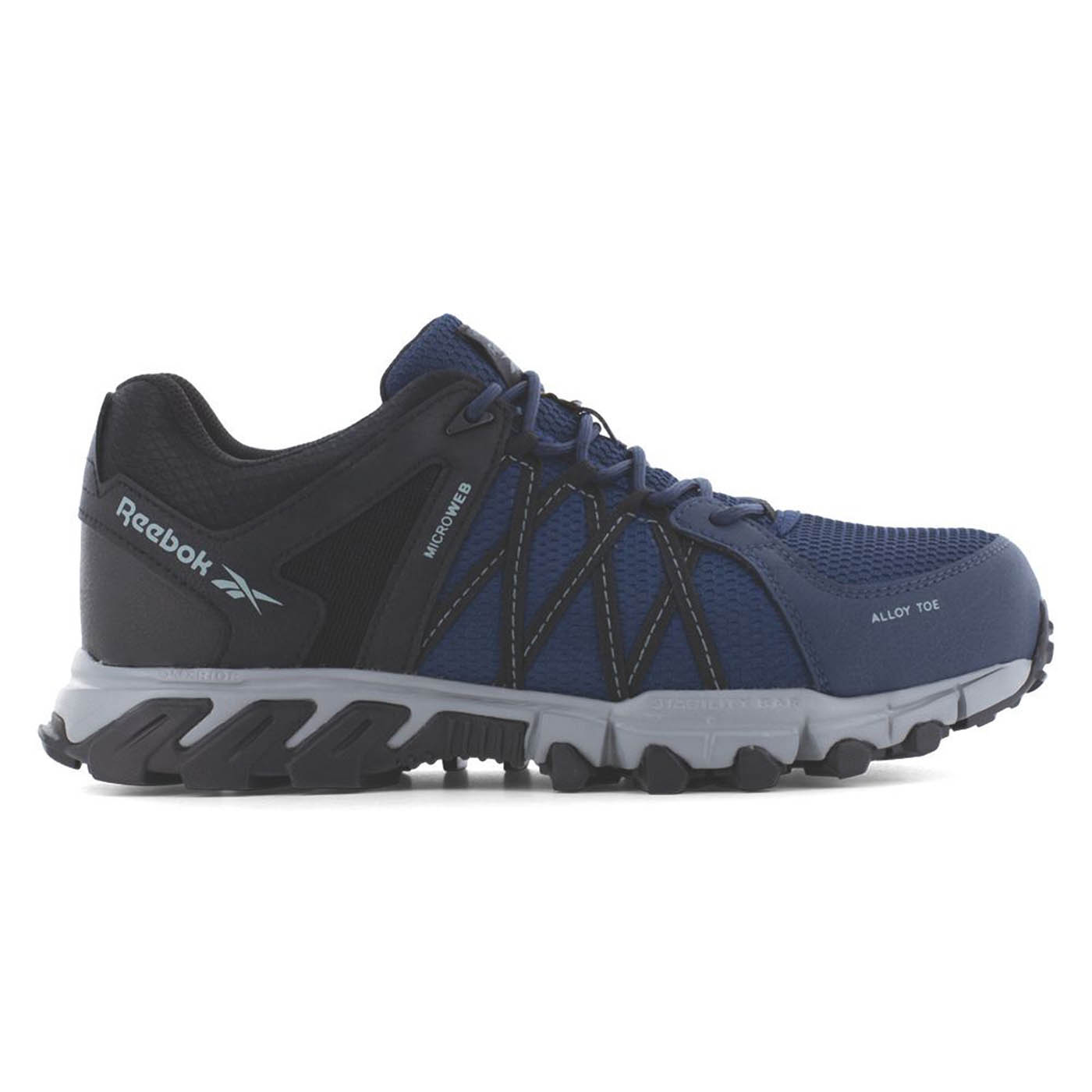 Reebok Safety Trainers Unisex Wide Fit Navy Blue Work Boots Alloy Toe Size 7 - Image 2
