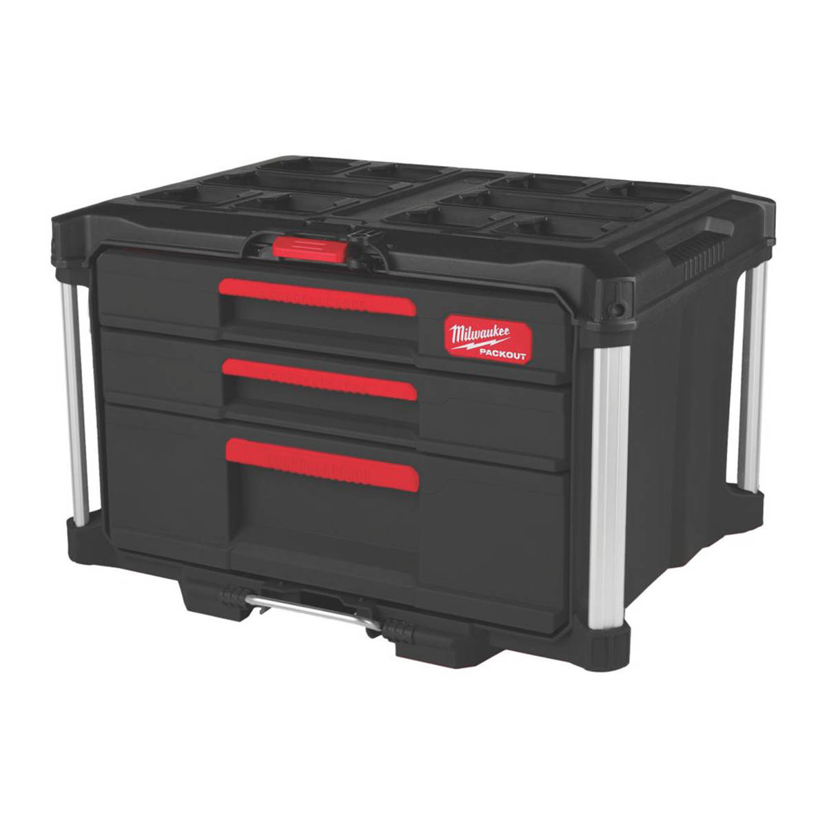 Milwaukee Tool Box 16.2" Packout 2+1 Drawer Storage Heavy Duty Organiser - Image 3