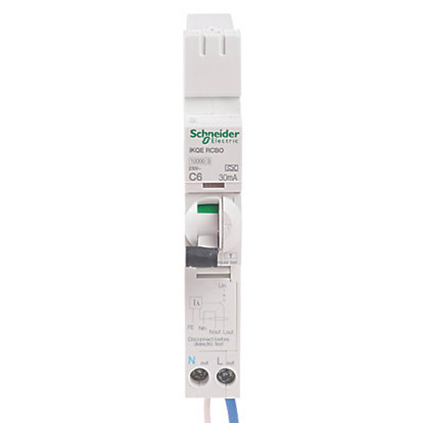 Schneider Electric iKQ 6A 30mA SP & N Type C 3-Phase RCBOs - Image 2