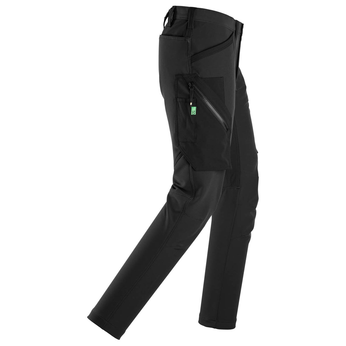 Snickers Work Trousers Mens Slim Fit Black Stretch Multi Pockets Cargo 41W 30L - Image 1