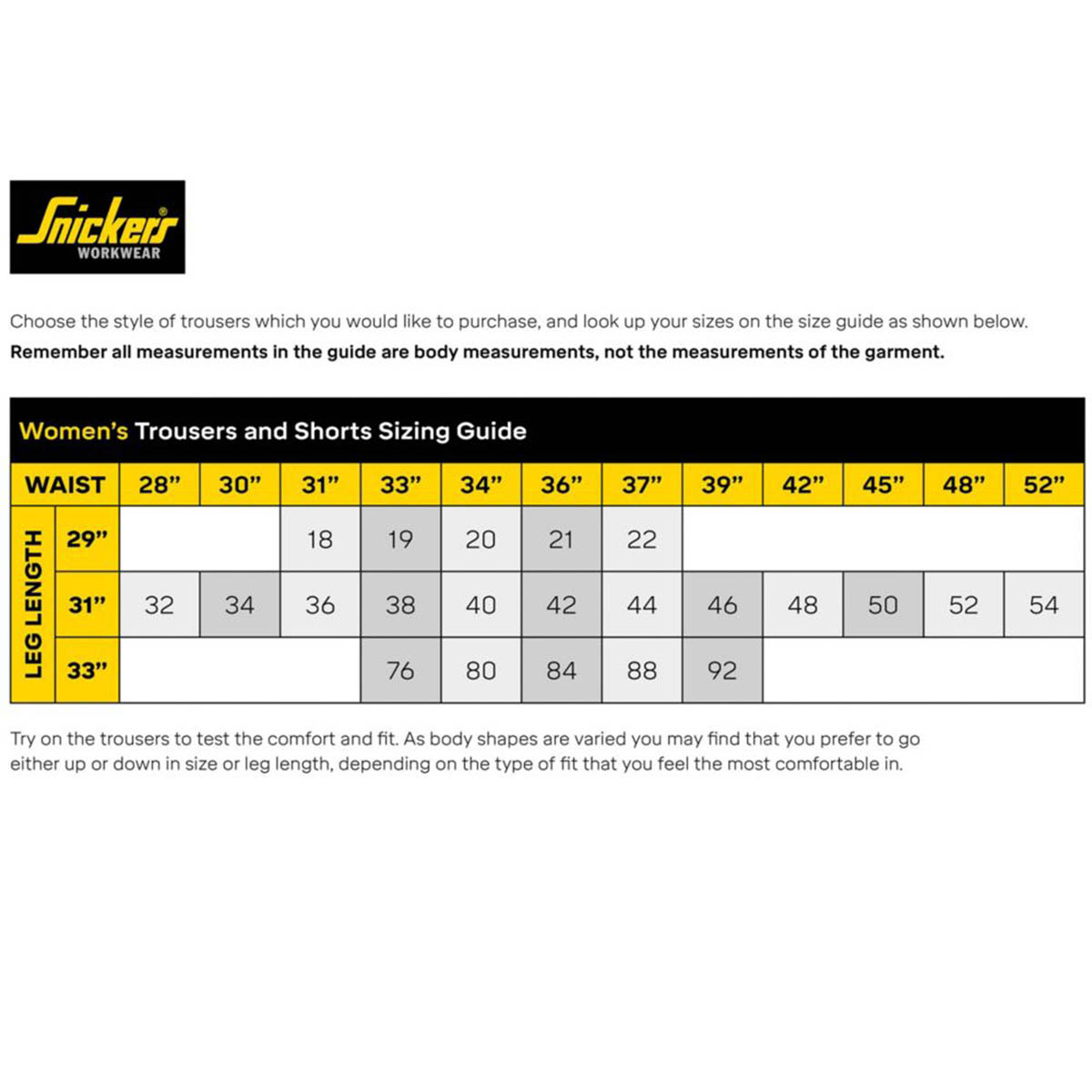 Snickers Work Trousers Womens Slim Fit Black Stretch Multi Pockets Size 10 31"L - Image 2