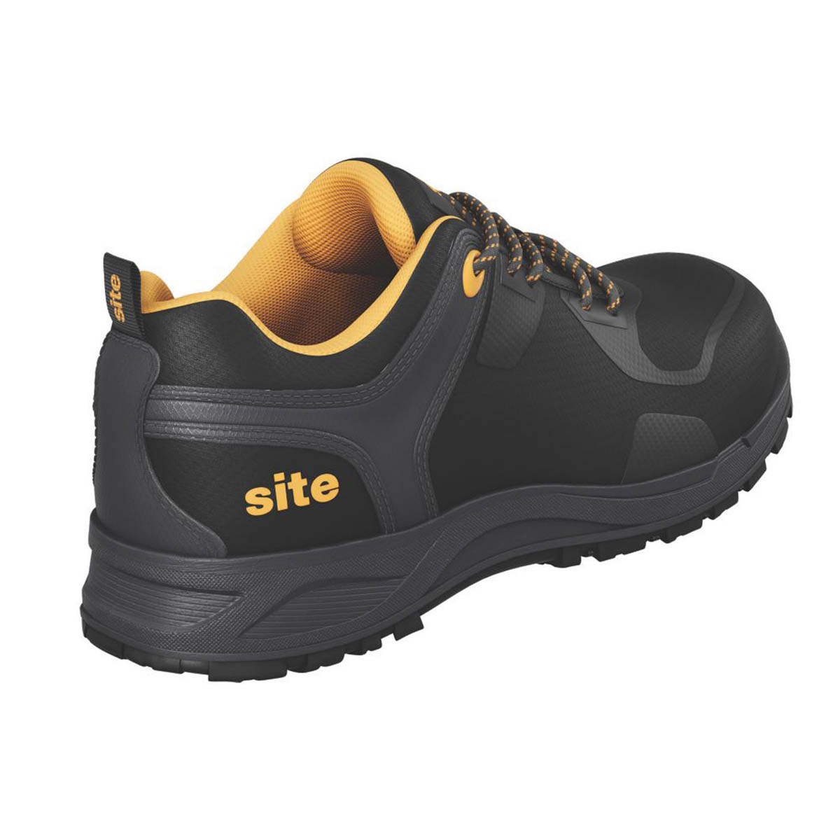 Site Haydar Size 3 Womens Black Steel Toe Cap Safety Trainers - Image 4