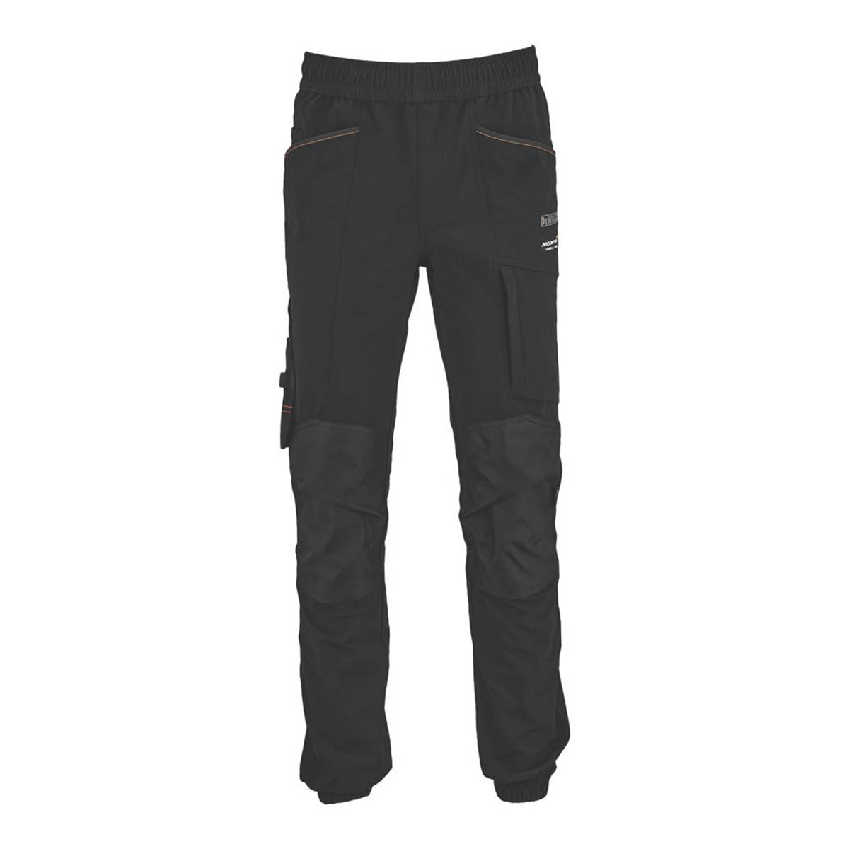 DeWalt Mens Work Joggers Black Slim Fit McLaren F1 Team X Large 36-44" W 31" L - Image 2