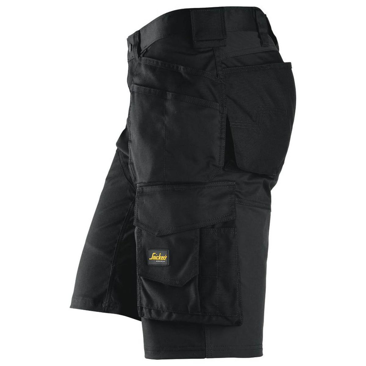 Snickers Work Shorts Mens Loose Fit Black Stretch Multi Pockets Cargo 30W - Image 4