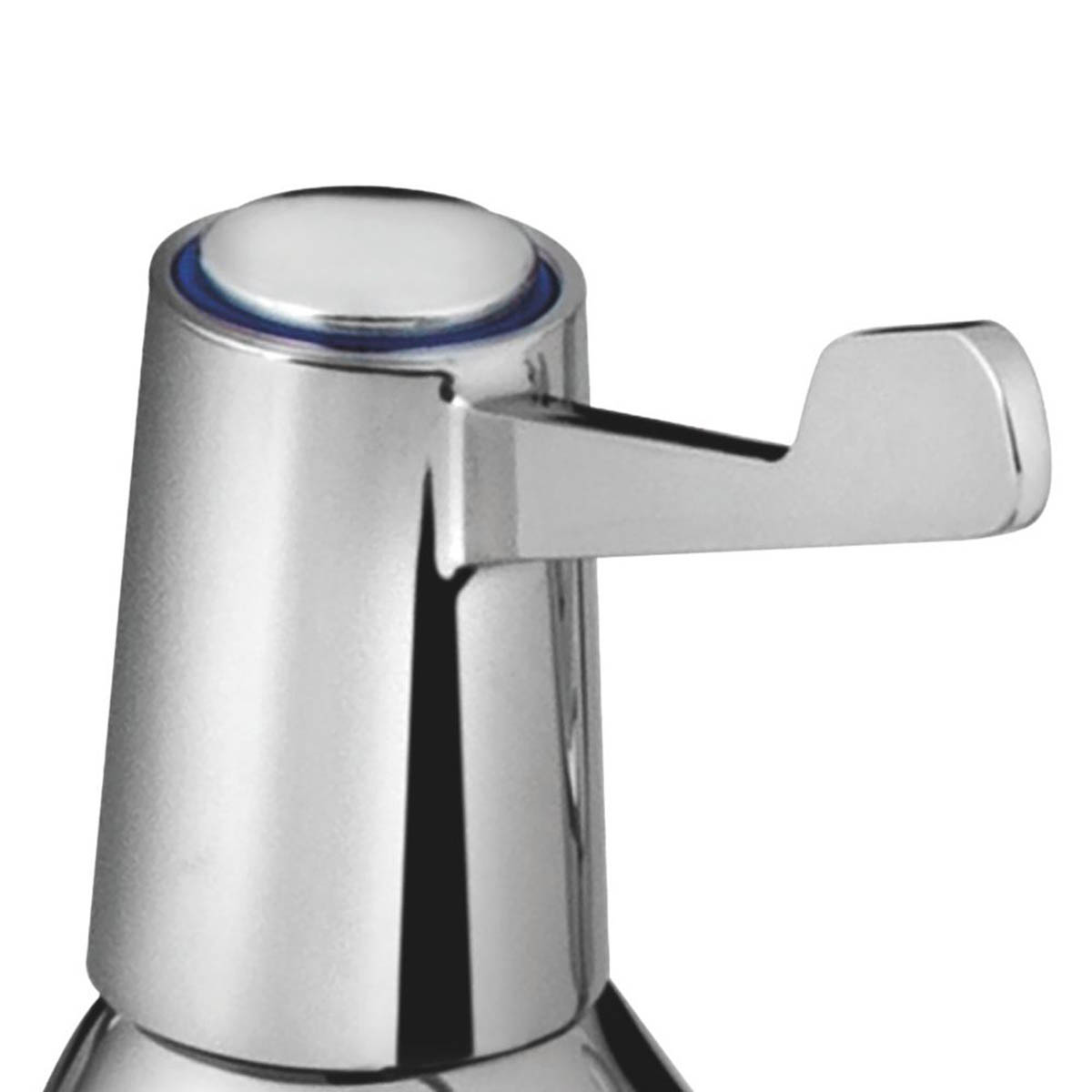 Bristan Basin Pillar Tap Pair Brass Chrome Single Lever 90mm Contemporary - Image 2