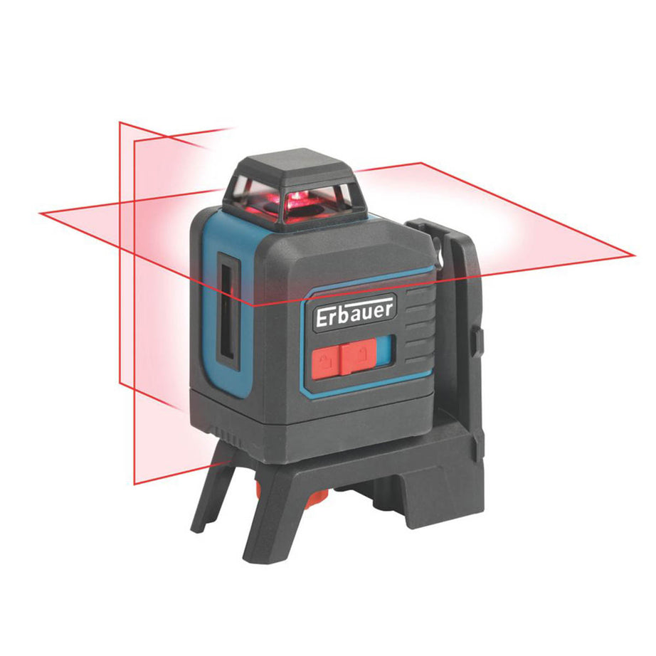 Erbauer Laser Level Red Self Levelling Multi Line Indoor Outdoor Measure Tool - Image 3