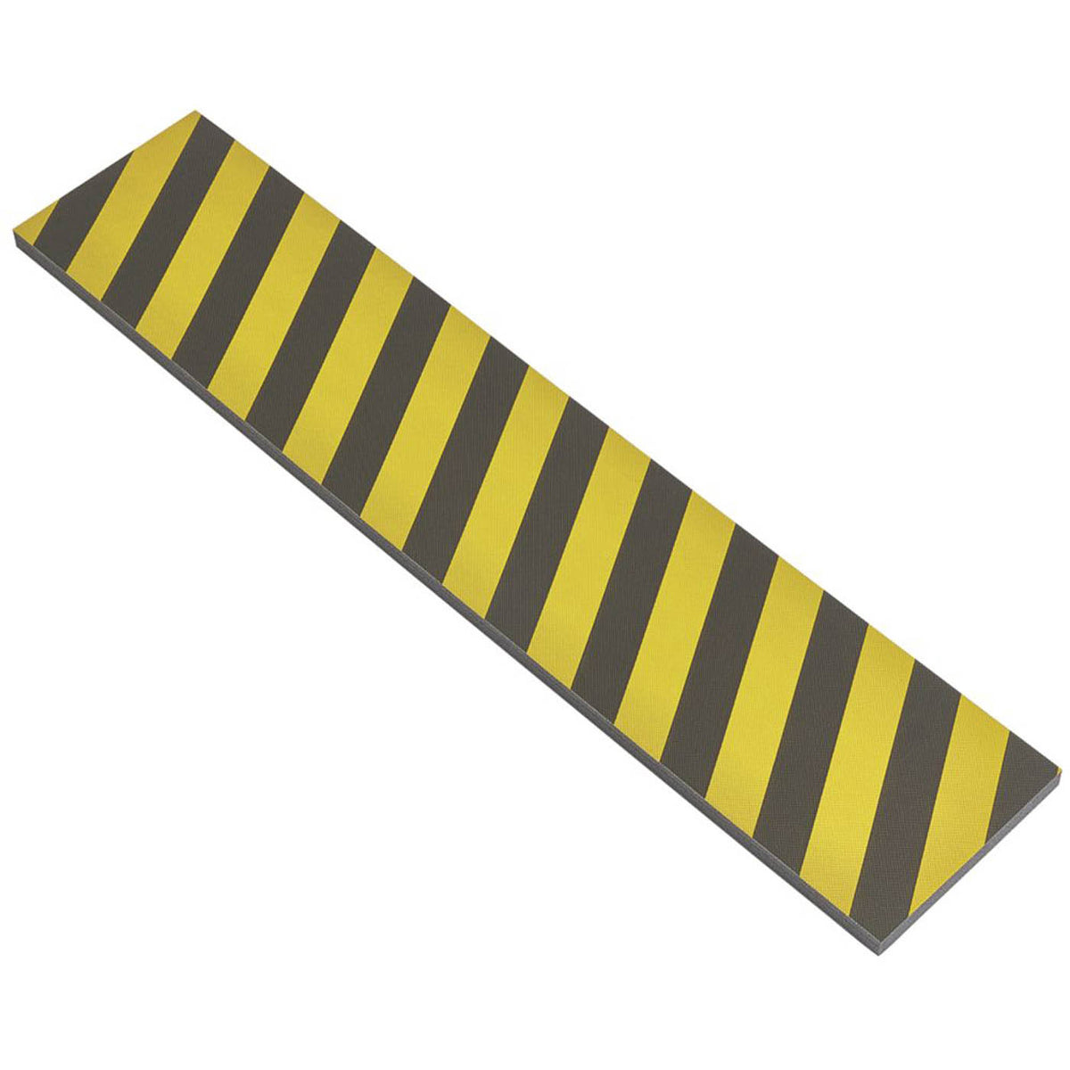 Mottez Protective Foam Strip Black Yellow Washable Shock Resistant 1200 x 250mm - Image 1