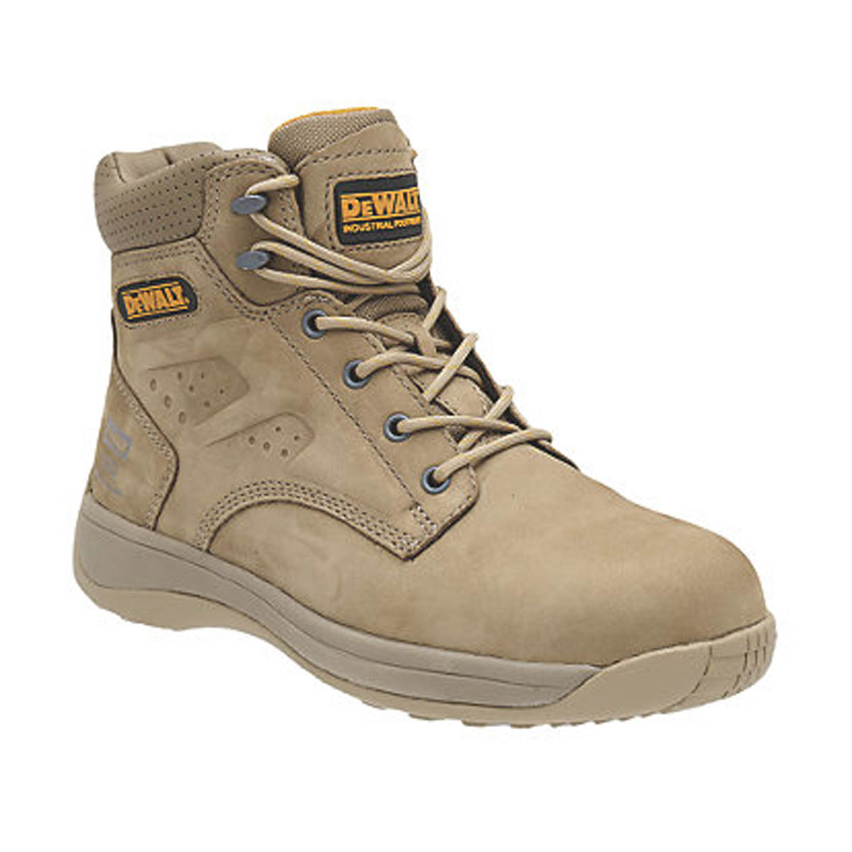 DeWalt Safety Boots Mens Standard Fit Stone Leather Work Shoes Steel Toe Size 11 - Image 7
